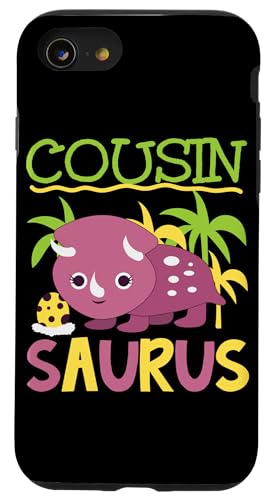 Cousin Saurus Design für Big Cousin Hülle für iPhone SE (2020) / 7 / 8 von Dinosaurs And Dino Design Ideas