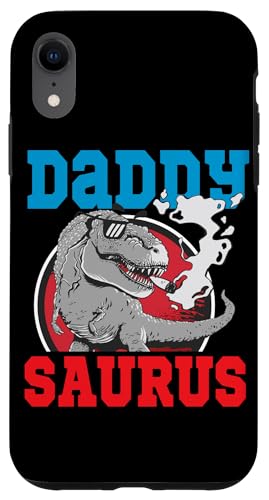 Daddy Saurus Rauchender Dinosaurier für Vater Hülle für iPhone XR Daddy Saurus Rauchender Dinosaurier für Vater Hülle für iPhone XR von Dinosaurs And Dino Design Ideas