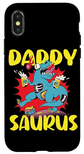 Daddy Saurus Trinkbier Dinosaurier für T-Rex-Liebhaber Hülle für iPhone X/XS Daddy Saurus Trinkbier Dinosaurier für T-Rex-Liebhaber Hülle für iPhone X/XS von Dinosaurs And Dino Design Ideas