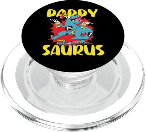 Daddy Saurus Trinkbier Dinosaurier für T-Rex-Liebhaber PopSockets PopGrip für MagSafe Daddy Saurus Trinkbier Dinosaurier für T-Rex-Liebhaber PopSockets PopGrip für MagSafe von Dinosaurs And Dino Design Ideas