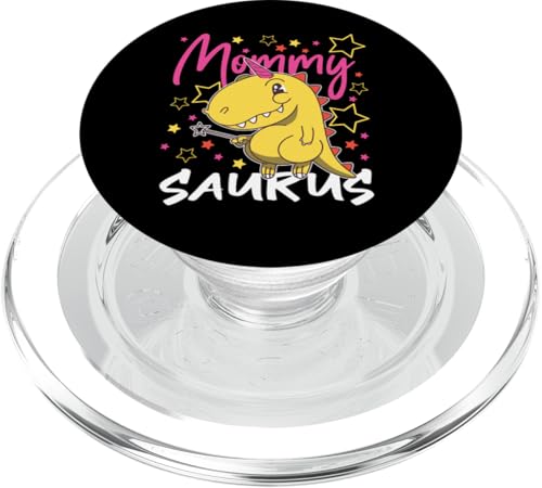 Mommy Saurus gelber Dinosaurier-Design für Mutter PopSockets PopGrip für MagSafe Mommy Saurus gelber Dinosaurier-Design für Mutter PopSockets PopGrip für MagSafe von Dinosaurs And Dino Design Ideas