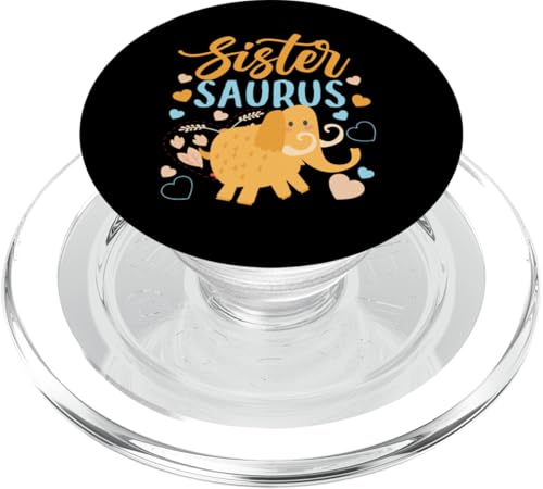 Sister Saurus Design für ältere und jüngere Schwester PopSockets PopGrip für MagSafe Sister Saurus Design für ältere und jüngere Schwester PopSockets PopGrip für MagSafe von Dinosaurs And Dino Design Ideas