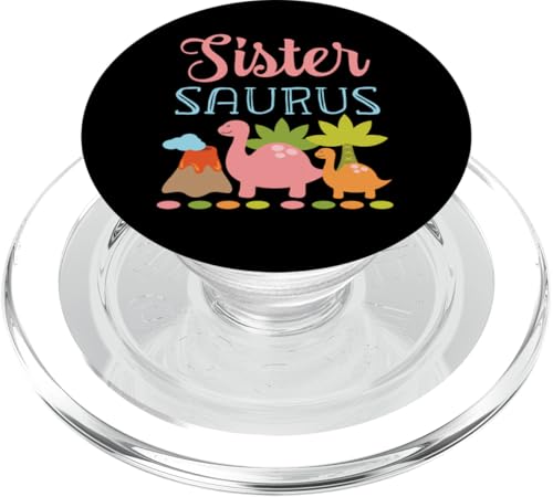 Sister Saurus Dinosaurier für Geschwister PopSockets PopGrip für MagSafe Sister Saurus Dinosaurier für Geschwister PopSockets PopGrip für MagSafe von Dinosaurs And Dino Design Ideas
