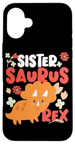 Sister Saurus Rex Design For Sisters Orange Dinosaurier Hülle für iPhone 16 Plus Sister Saurus Rex Design For Sisters Orange Dinosaurier Hülle für iPhone 16 Plus von Dinosaurs And Dino Design Ideas