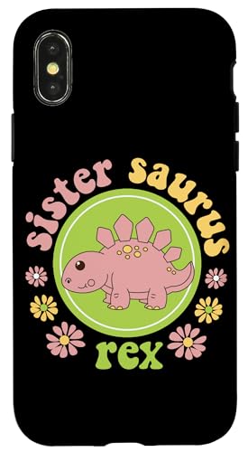 Sister Saurus Rex Design für jüngere Schwestern Hülle für iPhone X/XS Sister Saurus Rex Design für jüngere Schwestern Hülle für iPhone X/XS von Dinosaurs And Dino Design Ideas