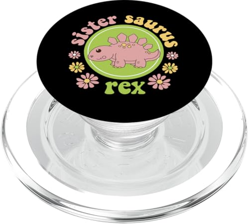 Sister Saurus Rex Design für jüngere Schwestern PopSockets PopGrip für MagSafe Sister Saurus Rex Design für jüngere Schwestern PopSockets PopGrip für MagSafe von Dinosaurs And Dino Design Ideas