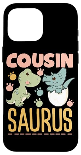 Süßes Cousin Saurus Dino Design für Cousins Hülle für iPhone 16 Pro Max Süßes Cousin Saurus Dino Design für Cousins Hülle für iPhone 16 Pro Max von Dinosaurs And Dino Design Ideas