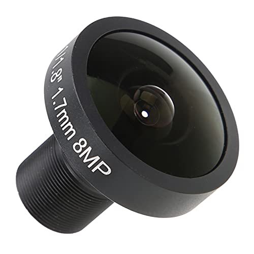 8MP Fisheye-Objektiv M12x0.5 Ultra High Definition Panorama 1,7 Mm 1/1,8 Zoll für Sportkamera Professionelles Weitwinkel-Hochpräzisions-starkes Zuverlässigkeits-Kameraobjektiv von Dioche