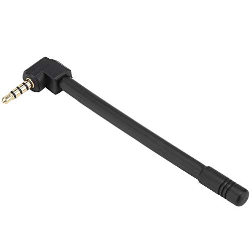Antenne UKW Antenne für Radiolautsprecher Antenne ABS Schwarzer -Lautsprecher Universal 3,5 Mm UKW-Radio-Außenlautsprecher Tragbare Externe Antenne von Dioche