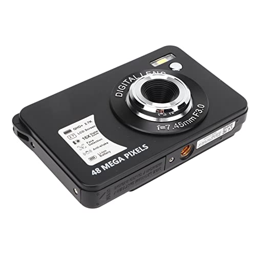 Anti-Shake-HD-Kamera, 2,7 Zoll Display Digitalkamera, 2,7 K, 48 MP, 16 Facher Zoom, Coolpix Digital Camera, Gesichtserkennung, Digitalkamera von Dioche