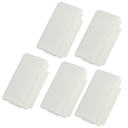Batterieabdeckung für 360 Batteriegehäuse für Abs 5-teiliges Universal-Ersatzbatteriegehäuse für 360 Controller (Weiss) von Dioche