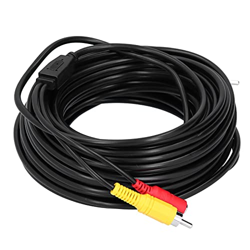 CCTV-Video-Kabel, + DC-Anschluss, 2-in-1-Video-Netzkabel für Überwachungskamera, DVD-Player (30 m / 98,4 Fuß) von Dioche