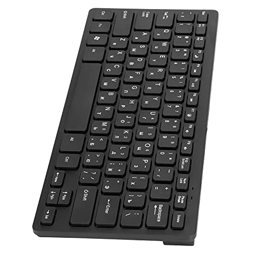 Clavier Russe Cyrillic Keyboard Abs Computer-Tastaturen Ergonomisches Design Ultradünne Durable Wired 78 Keys Mechanische Tastatur für PC-Laptops (Russisch) von Dioche