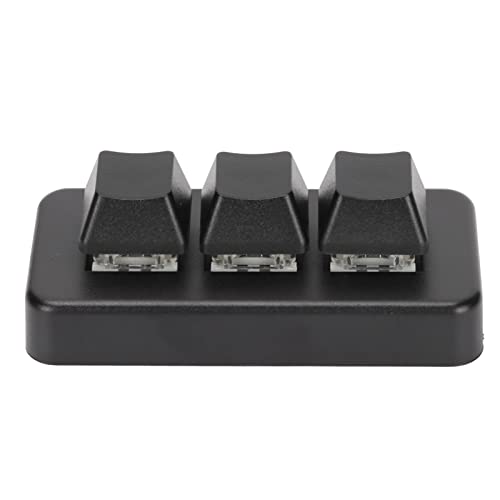 Dioche 2.4G-Tastatur 3-Tasten-Tastatur ABS 3-Tasten-Tastatur RGB-Hintergrundbeleuchtung USB 2.4G Wireless DREI-Tasten-DREI-Modus-Hid-Programmierung Mechanische Tastatur von Dioche