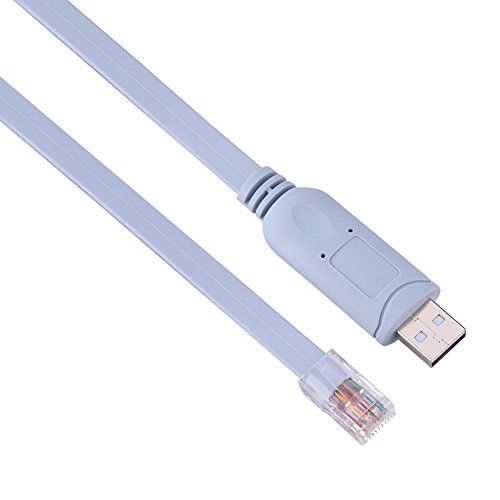 Dioche Cisco USB Rj45 Männlich Zu Serielle Konsole Kabel USB 2.0 Männlich Zu Rj45 Männlich Cat5 Serial Zubehör Für Cisco Router Schalter von Dioche