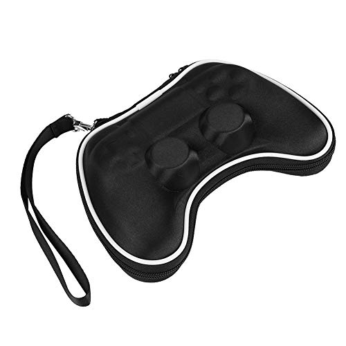 Dioche Controller Case Slim Tragetasche Schwarz Stoßfeste Reisetasche Tragbare Aufbewahrungstasche für 4 Controller Gamepad Schwarz von Dioche