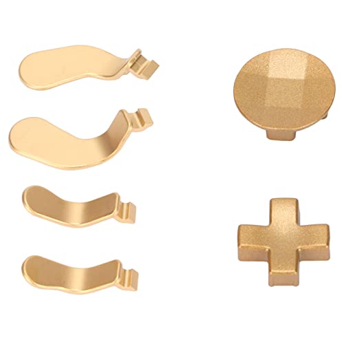 Dioche Elite Controller 2 Paddles Elite Controller 2 Edelstahl Gelb 4 Trigger Paddles und 2 Austauschbare D Pads Edelstahl Ersatzteile für One Elite Series 2 von Dioche
