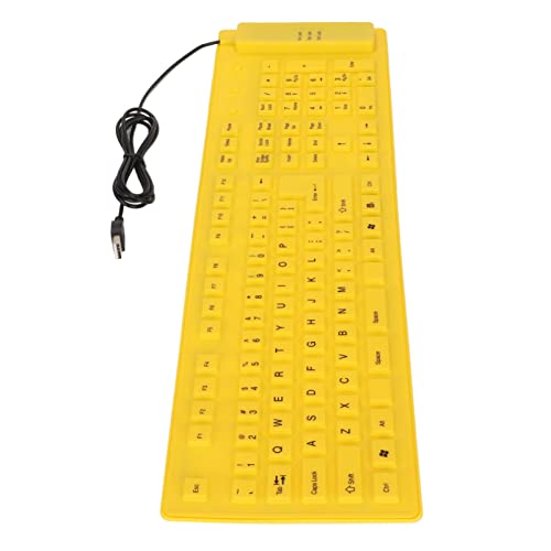 Dioche Faltbare Silikon-Tastatur (Gelb) von Dioche