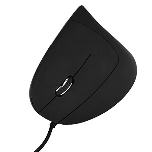 Dioche Geneigte Linkshänder-Maus Kabelgebundene Logitech-Maus Kabelgebundene USB-Maus Linke Hand USB-Kabel Vertikale Maus für die Linke Hand Ergonomische Gaming-Maus Handgelenk Gesunde von Dioche