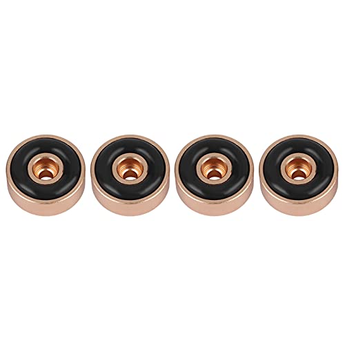 Dioche Isolation Feet, 4 Stück Lautsprecherständer Füße, 20 x 8 mm Aluminiumlegierung Verstärkerfüße, Stoßdämpfer, Verstärkerfüße, Gold für Verstärker Plattenspieler Subwoofer Dioche Isolation Feet, 4 Stück Lautsprecherständer Füße, 20 x 8 mm Aluminiumlegierung Verstärkerfüße, Stoßdämpfer, Verstärkerfüße, Gold für Verstärker Plattenspieler Subwoofer von Dioche