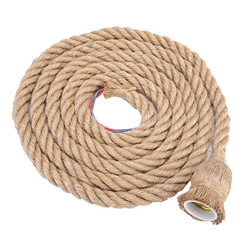 Dioche Lampenfassung Lampensockel E27 Vintage Hanfseil Deckenleuchte Sockel Pendelleuchte Lampenfassung 85 265V Dioche Lampenfassung Lampensockel E27 Vintage Hanfseil Deckenleuchte Sockel Pendelleuchte Lampenfassung 85 265V von Dioche