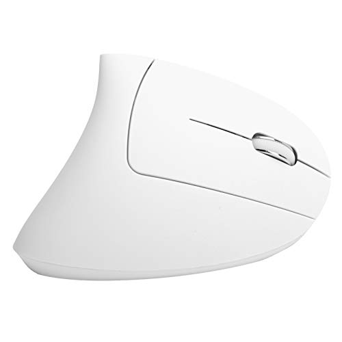 Dioche Omice Vertical Abs Vertical USB Office Gaming Wiederaufladbare Computerzubehör H1 (H1 vertikale weiße Maus) von Dioche