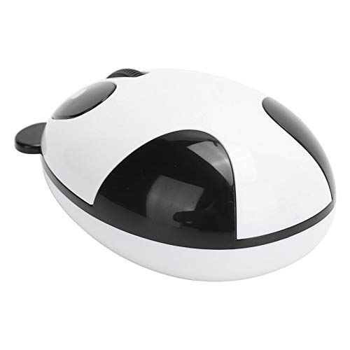 Dioche Panda Wireless Mouse Maus Abs Schwarzweiß 2,4 GHz Wireless Optical Panda Computermaus für Win OS X Linux Andriod Ios von Dioche