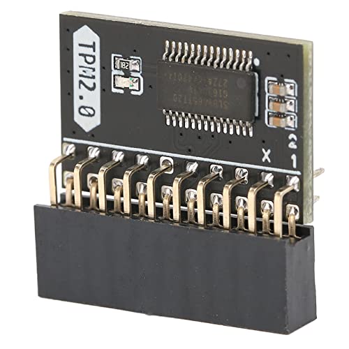 Dioche TPM 2.0 Modul 20Pin Tpm Modul PCB Tpm 2.0 Verschlüsselungssicherheitsmodul 2 10P Eigenständiger Kryptoprozessor Tpm 2.0 Modul für Win11 für Gigabyte für Asus von Dioche