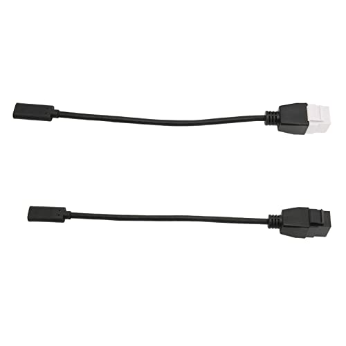 Dioche USB-C-Keystone-Klinkenkabel USB-C-Keystone-Klinkenkabel Abs 2 Stück USB-C-Keystone-Klinkenkabel USB3.1 Typ C Buchse auf Buchse Verlängerungsadapter für Wandplattenanschlüsse Kabel von Dioche