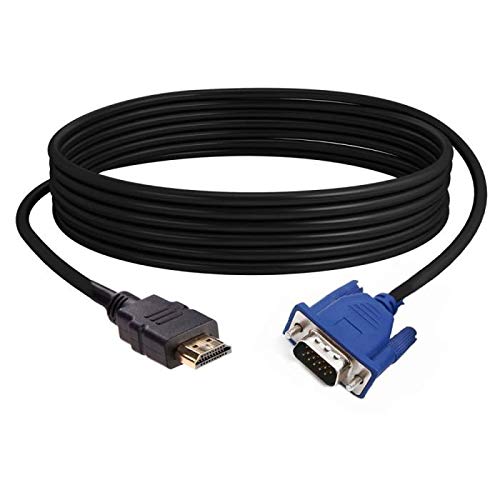 Dioche VGA-HD-Kabel für O-Adapter, Kunststoff, Metall, 10 M, High-Definition-Multimedia-Schnittstelle für Desktop-PC und LCD von Dioche