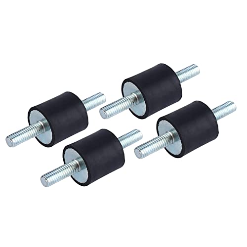 Gummibuchsen Halterungen M5 Metall M6 Silentblock Puffer M8 M4 Auspuff Vibrationsdämpfer Blöcke Luftkompressorpumpe Antivibrationsgummi Stoßdämpferhalterung Stoßdämpfer M6 20 * 20 von Dioche