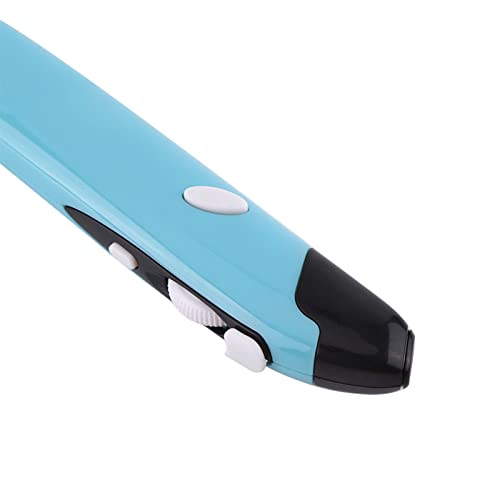 Kabellose Maus Kabellose Air Mouse 2,4 GHz Kabelloser Optischer Stift Air Mouse Einstellbar 500 1000 DPI Für Cfor OMPuters Laptop Grau (Blau) von Dioche
