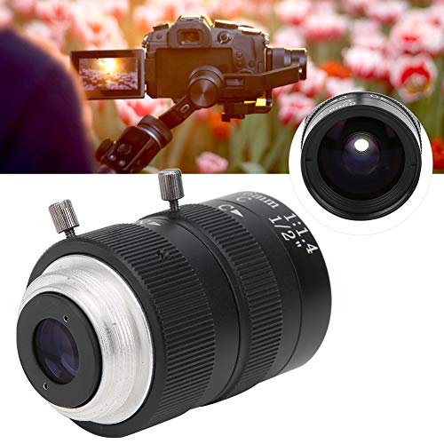 Objektiv mit Manueller Blende 3 MP Industriekameraobjektiv 1/2 Manuelle Blende HD C-Mount 6 Mm Brennweite CCTV-Zubehör Objektiv mit Manueller Blende Zoomobjektiv für Digitale SLR-Kameras von Dioche