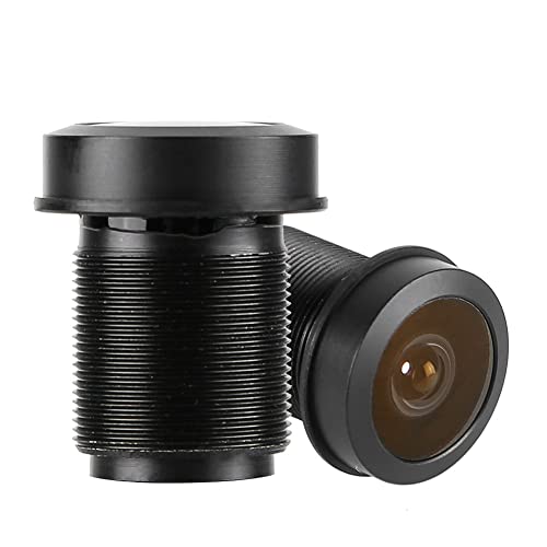Standard Gewindeschnittstelle 180 ° Fisheye-Objektiv, M12 Objektiv Filter 1,44 mm 1/2,5-Weitwinkel-5MP-HD-Objektiv für CCTV-Überwachungskameras von Dioche