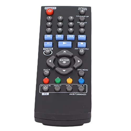 TV Fernbedienung für DVD-Player, BP350 Fernbedienung ABS Schwarz Akb73896401 Fernbedienung für Ersatz-DVD-Player Fernbedienung für BP340 BP135 BP335W TV Fernbedienung für DVD-Player, BP350 Fernbedienung ABS Schwarz Akb73896401 Fernbedienung für Ersatz-DVD-Player Fernbedienung für BP340 BP135 BP335W von Dioche