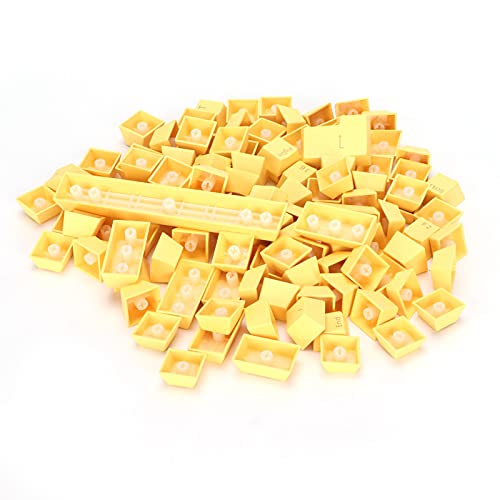 Tastenkappen Gelb Keycapstt Keycapsomisches Design Ölbeständig Bunte 108-Tasten-Videospiel-Tastenkappe Forhanical-Tastatur (Yellow) von Dioche