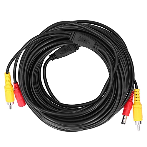 Tragbares CCTV-Kabel, 2-in-1-Video-Netzkabel, Cinch + DC-Anschluss für DVD-Player Des Überwachungskamerasicherheitssystems(30m) von Dioche