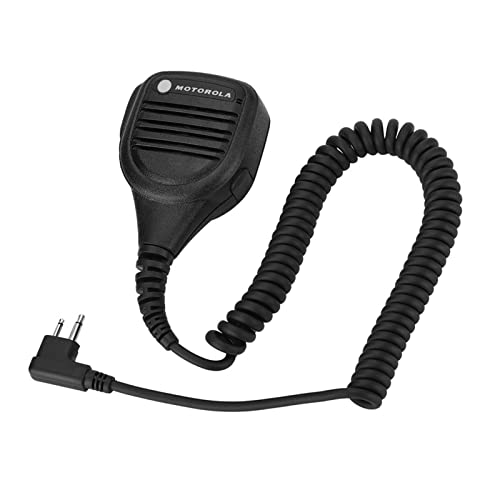 Tragbares Handlautsprecher-Mikrofon 3,5 Mm Kopfhörer Jack Lautsprecher Mic Walkie Zubehör Talkie Radio Hand Mikrofon mit Stahl Gürtel Clip von Dioche