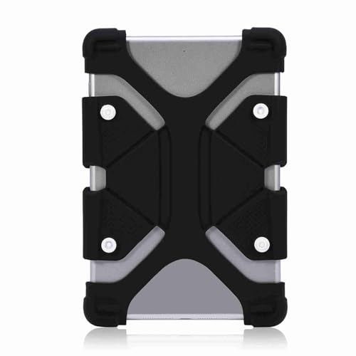 Universal Tablet Case Silikonschutz mit Einstellbarem Ständer Schwarz für 7,9-9 "-Vollbeschwerde Schock & Drop-Schutz (8,9-12 Zoll) von Dioche