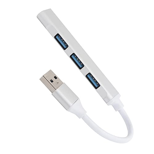 Walnew Adaptador De USB USB3.0-Hub USB3.0-Hub 4-Port-Aluminiumlegierungs-Adapter-Konverter Ultrahochgeschwindigkeits-Splitter-Zubehör von Dioche