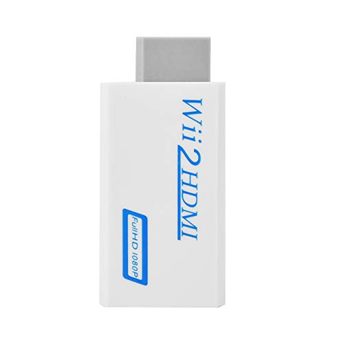 Wii zu HDMI Konverter, Stecker HDMI Umwandler fuer Wii, Mini Tragbarer Wii HDMI Adapter mit 1080P / 720P HD Video Ausgang 3.5mm Audio Ausgang von Dioche