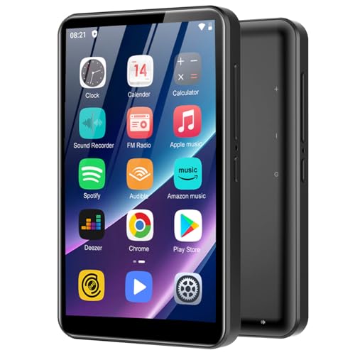 160GB MP3 Player mit Bluetooth und WLAN,4.02" MP3 MP4 Player mit Spotify,IPS HD Touch Screen mit Lautsprecher,Android13.0 Musikplayer mit tragbarer HiFi-Sound,Audible,Deezer,Amazon Music,Play Store 160GB MP3 Player mit Bluetooth und WLAN,4.02" MP3 MP4 Player mit Spotify,IPS HD Touch Screen mit Lautsprecher,Android13.0 Musikplayer mit tragbarer HiFi-Sound,Audible,Deezer,Amazon Music,Play Store von Diofox