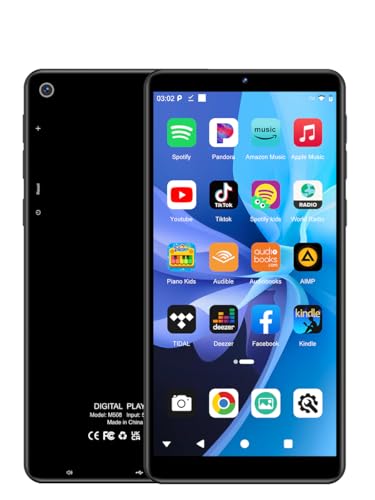 5.5 Zoll Touchscreen Musik Player mit 13MP Kamera,MP3-Player mit Bluetooth und Wi-Fi,Musik Player mit Spotify,MP4-Player mit Amazon Musik,Audible,Deezer,Digitaler Walkman-Musikplayer 5.5 Zoll Touchscreen Musik Player mit 13MP Kamera,MP3-Player mit Bluetooth und Wi-Fi,Musik Player mit Spotify,MP4-Player mit Amazon Musik,Audible,Deezer,Digitaler Walkman-Musikplayer von Diofox
