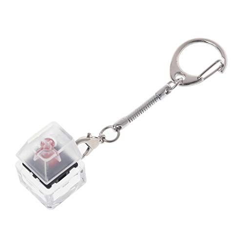 Diogeynu 1 x MX-Tester für mechanische Tastatur, staubdichter Schaft, transparente Tastenkappe, Schlüsselanhänger von Diogeynu