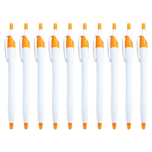 Diogeynu 10 Stück Kugelschreiber Büro Signing Pen Retractable Kugelschreiber Nachfüllbar Schreiben Smoohtly Business Pen Diogeynu 10 Stück Kugelschreiber Büro Signing Pen Retractable Kugelschreiber Nachfüllbar Schreiben Smoohtly Business Pen von Diogeynu