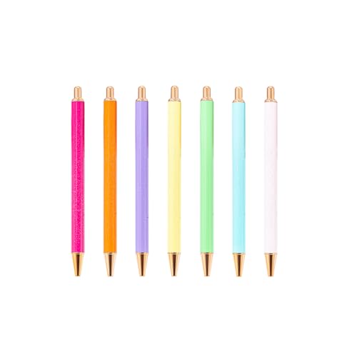 Diogeynu 7/8/10 Stück Büro-Stift, einziehbarer Kugelschreiber, Business-Stift, Metall-Kugelschreiber, schreiben Sie reibungslos Diogeynu 7/8/10 Stück Büro-Stift, einziehbarer Kugelschreiber, Business-Stift, Metall-Kugelschreiber, schreiben Sie reibungslos von Diogeynu