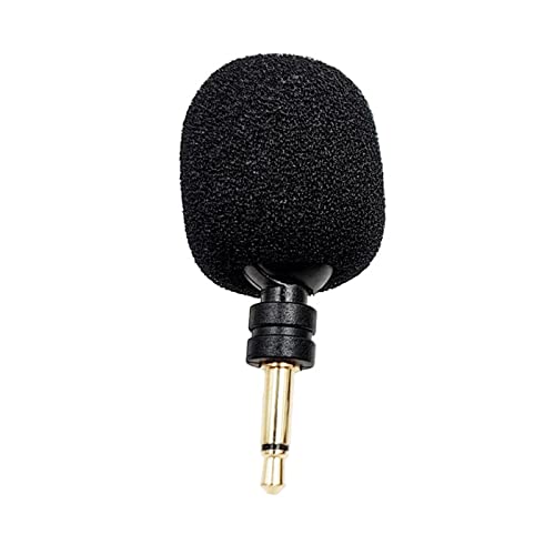 Diogeynu Biegbares 3,5-mm-Mikrofon, tragbares, kleines Mikrofon für Soundkarte, Recorder, Handy, Smartphone von Diogeynu
