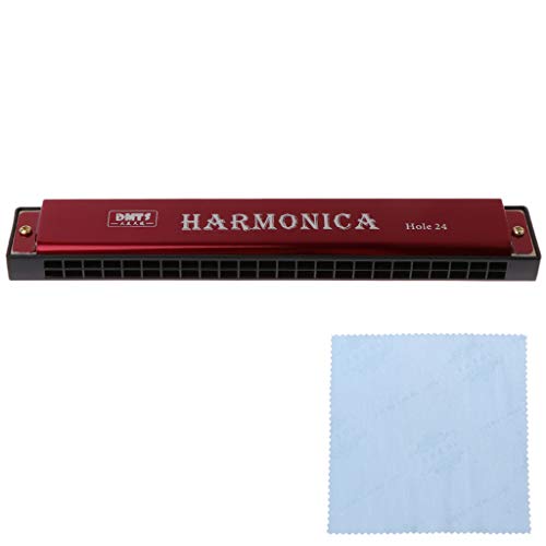 Professionelle Mundharmonika mit 24 Löchern, Metallorgel für Anfänger Professionelle Mundharmonika mit 24 Löchern, Metallorgel für Anfänger von Diogeynu