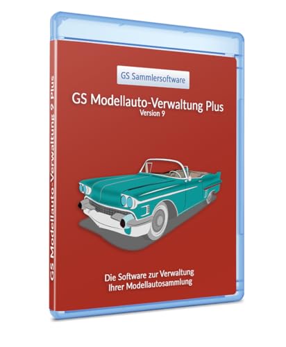 GS Modellauto-Verwaltung 9 Plus - Software zur Verwaltung Ihrer Modellautosammlung mit über 20.000 Modellautos im Programmteil Collection von Dipl.-Ing.(FH) Gert Spießhofer