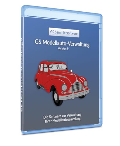 GS Modellauto-Verwaltung 9 - Software zur Verwaltung Ihrer Modellautosammlung - Datenbank Programm für Modellautos von Dipl.-Ing.(FH) Gert Spießhofer